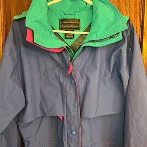 VTG Eddie Bauer Parka Purple/Teal/Pink Gore-Tex 90s ASO X-Files Dana Scully Med